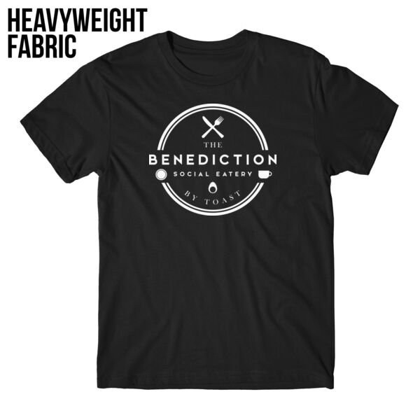 TRG - BENEDICTION - HEAVYWEIGHT UNISEX S/S TEE - BLACK Thumbnail