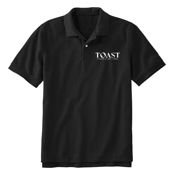 ***MANAGERS ONLY***TRG - TOAST KITCHEN & BAR - UNISEX POLO SHIRT - BLACK Thumbnail