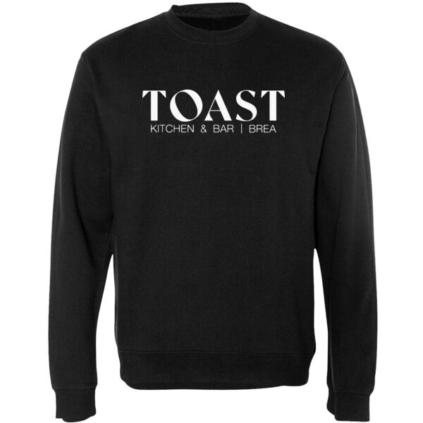 TRG - TOAST KITCHEN & BAR - PREMIUM UNISEX PULLOVER CREWNECK SWEATER - BLACK Thumbnail