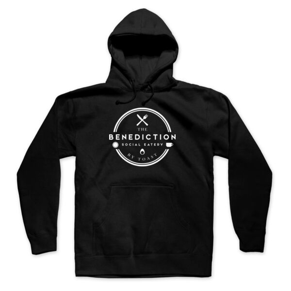 TRG - BENEDICTION - PREMIUM UNISEX PULLOVER HOODIE - BLACK Thumbnail