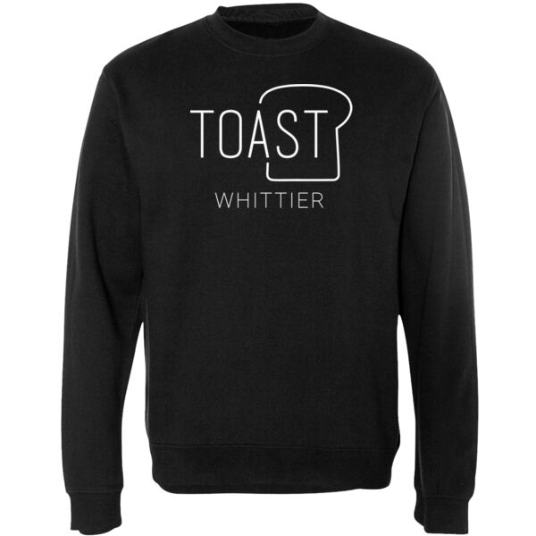 TRG - TOAST - PREMIUM UNISEX PULLOVER CREW NECK SWEATSHIRT - BLACK Thumbnail